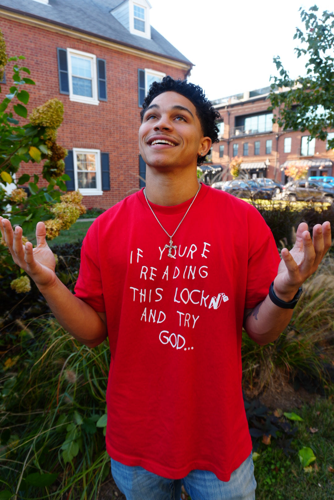 LOCKEDN "Try GOD..." Tee